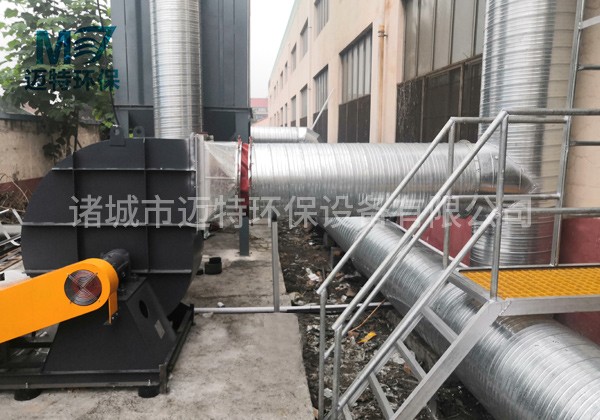 布袋除尘现场